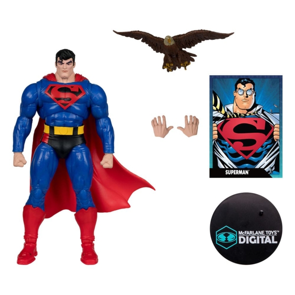 DC Digital Actionfigure "Superman" (Our worlds at war) von McFarlane